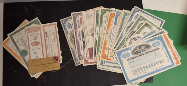 Lot 1262 - STOCKS & BONDS CERTIFICATES