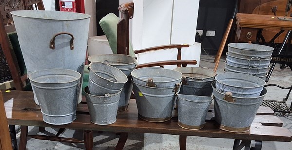 Lot 198 - GALVANISED BUCKETS