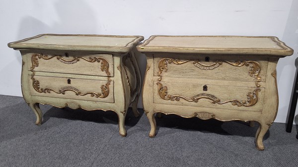 Lot 246 - PAIR OF BEDSIDES