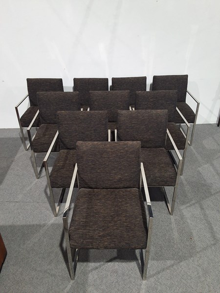 Lot 141 - SET OF TEN DINING CHAIRS