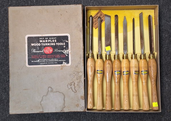 Lot 1417 - WOOD TURNING TOOLS