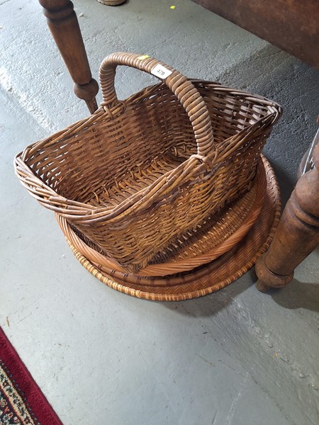 Lot 479 - CANE BASKETS