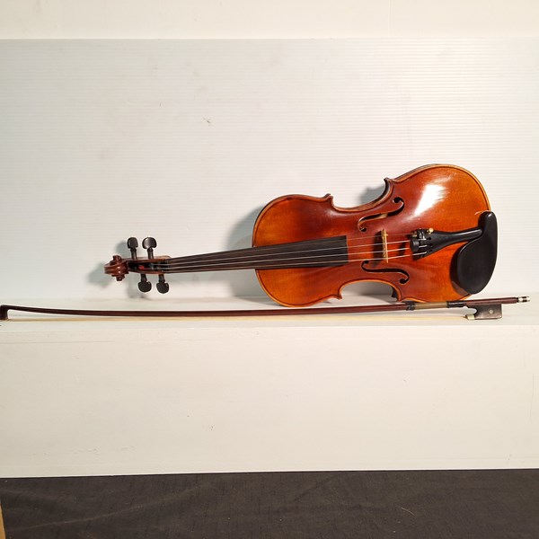 Lot 1356 - VIOLIN BY H DENIS