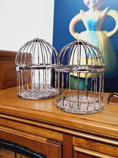 Lot 260 - TWO BIRD CAGES