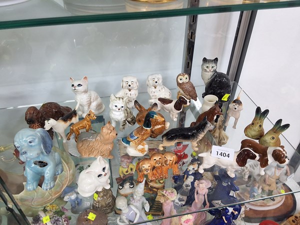 Lot 1404 - ANIMAL ORNAMENTS