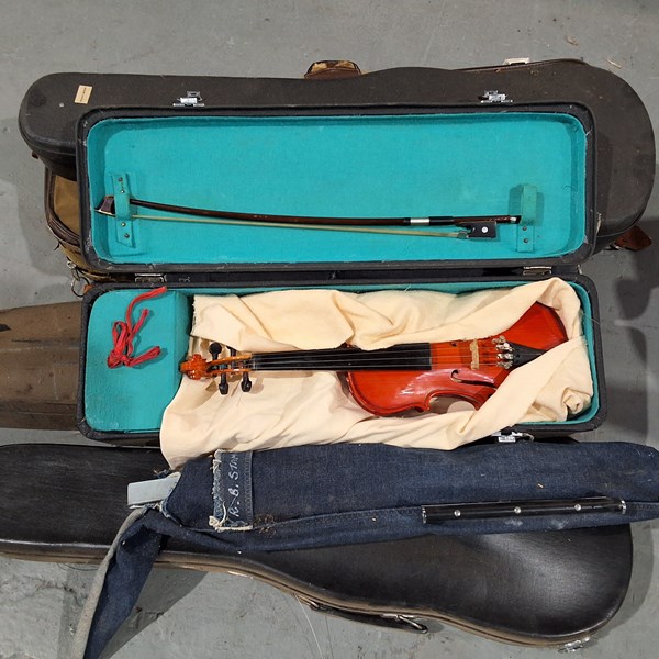 Lot 1217 - VIOLIN CASES