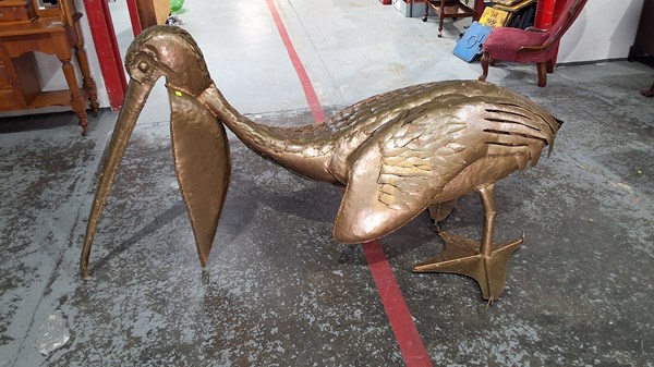 Lot 366 - PELICAN SCULPTURE