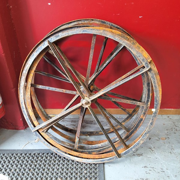 Lot 54 - IRON WHEELS