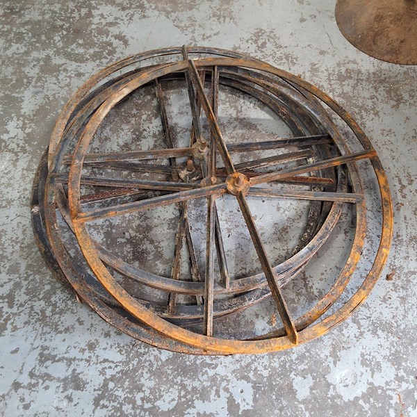 Lot 326 - IRON WHEELS