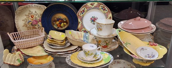 Lot 1180 - FLORAL CHINA