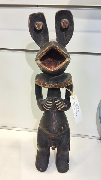 Lot 1280 - CENTRAL AFRICAN CARVED FIGURE