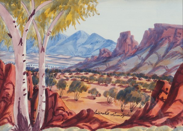 Lot 60 - EWALD NAMATJIRA (Australia, Aboriginal, 1930-1984)