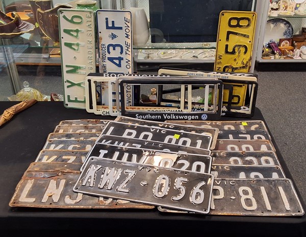 Lot 1341 - NUMBER PLATES