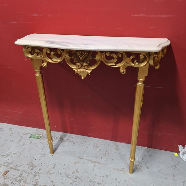 Lot 97 - CONSOLE TABLE