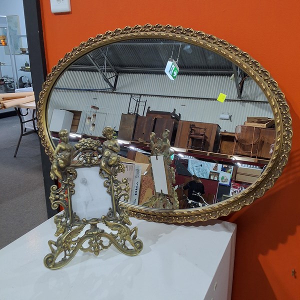 Lot 257 - MIRROR AND FRAME