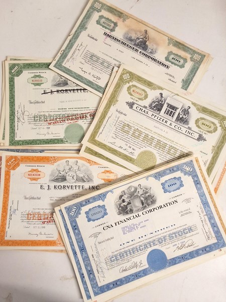 Lot 1151 - STOCK CERTIFICATES