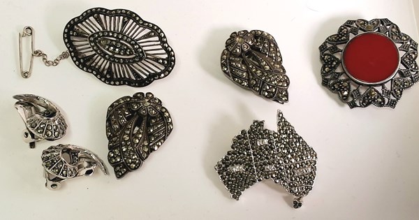 Lot 1038 - MARCASITE JEWELLERY