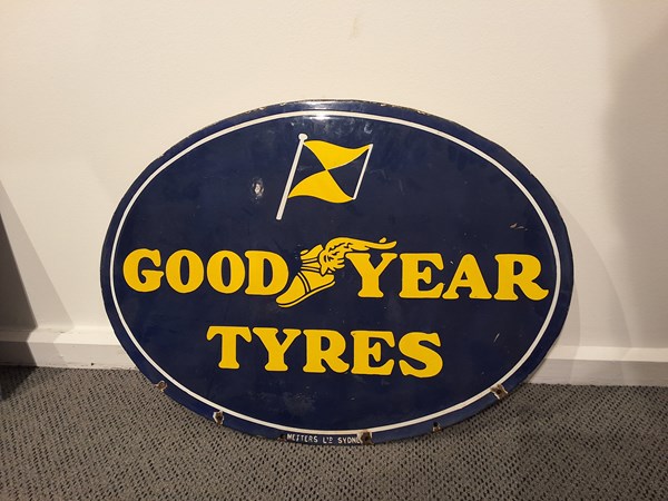 Lot 63 - ENAMEL SIGN