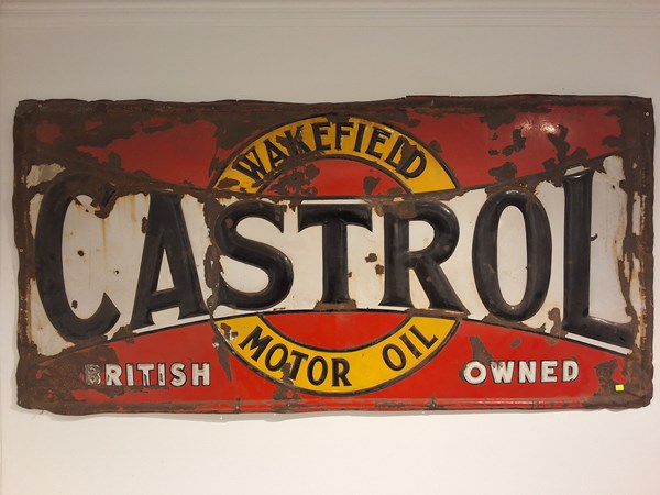 Lot 160 - ENAMEL SIGN