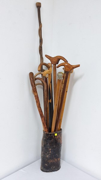 Lot 1191 - WALKING STICKS & CANES