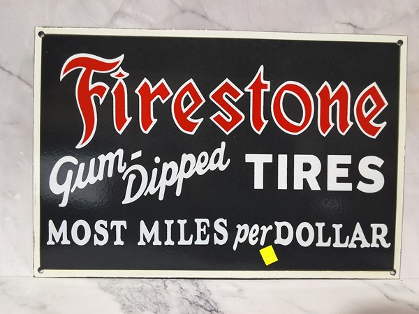 Lot 1276 - VINTAGE STYLE ENAMEL SIGN