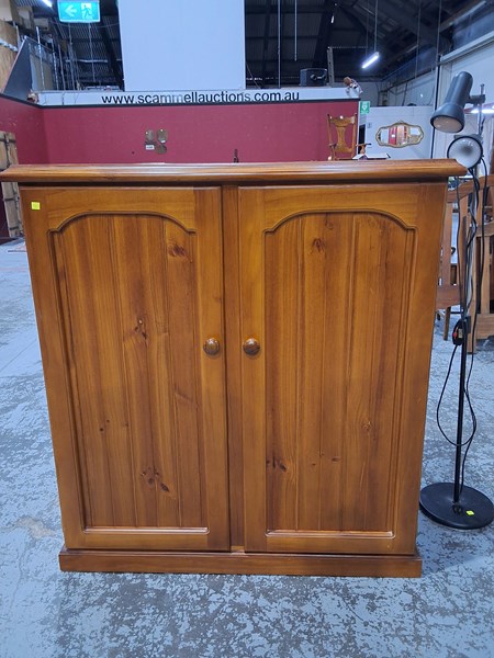 Lot 60 - PINE CUPBOARD