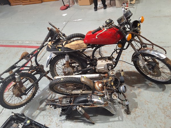 Lot 208 - MOTORCYCLE FRAMES