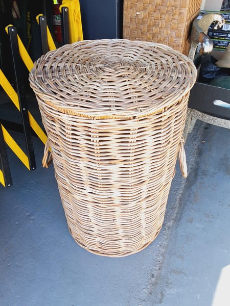 Lot 334 - CANE BASKET