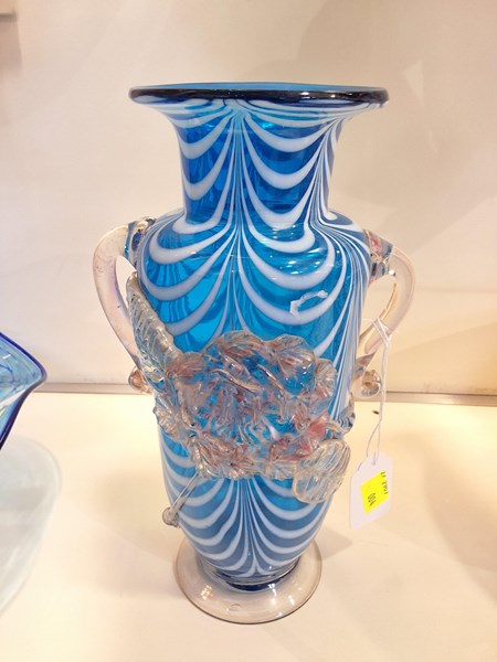 Lot 1330 - GLASS VASE