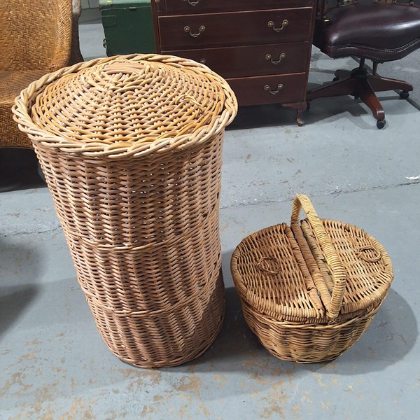 Lot 264 - CANE BASKETS