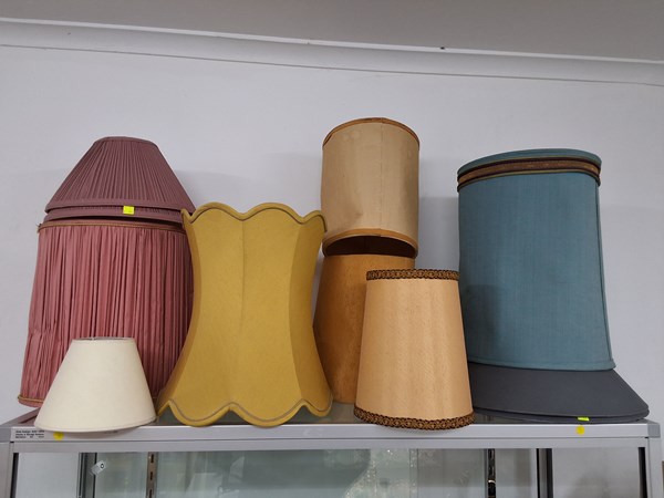 Lot 1456 - LAMP SHADES