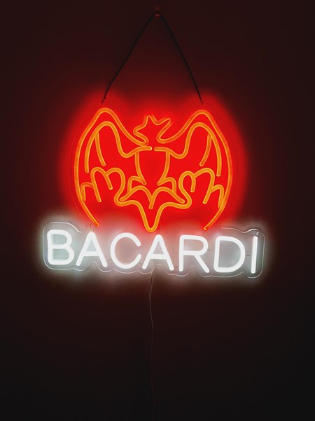 Lot 1278 - BACARDI SIGN