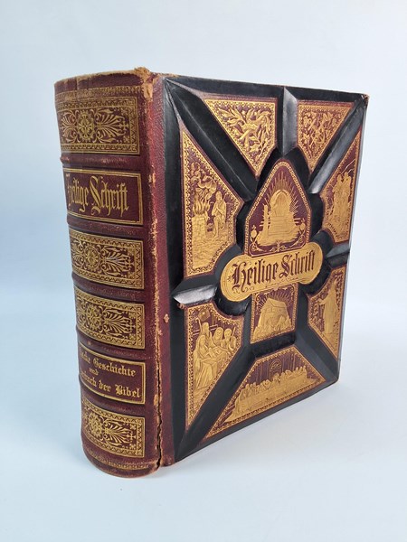 Lot 1138 - GERMAN FAMILY BIBLE