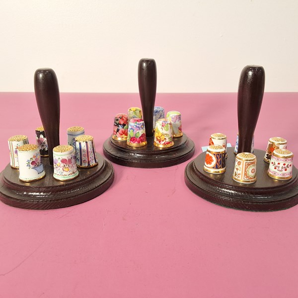 Lot 1173 - THIMBLE SETS (3)