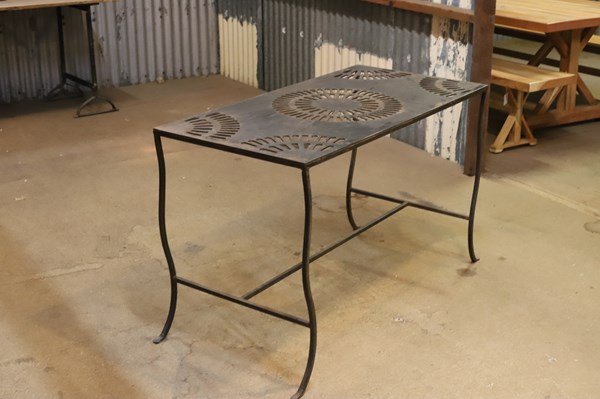 Lot 393 - IRON TABLE