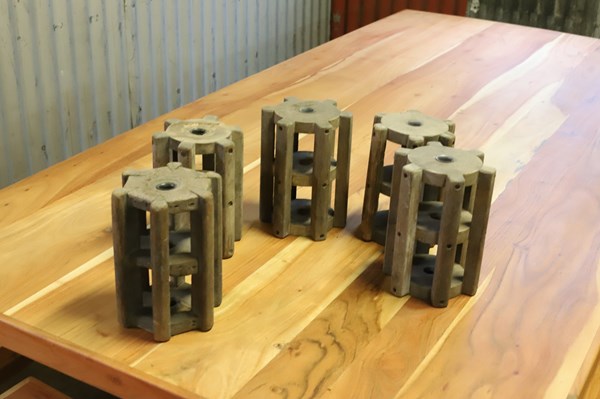 Lot 128 - CANDLE HOLDERS