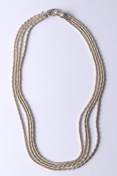 Lot 1047 - SILVER NECKLACE