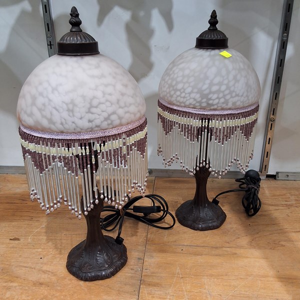 Lot 1420 - BEDSIDE LAMPS