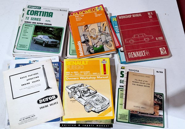 Lot 1270 - CAR WORKSHOP MANUALS