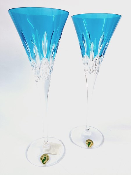 Lot 1314 - WATERFORD CRYSTAL TOASTING FLUTES