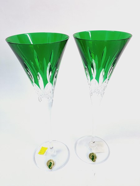 Lot 1311 - WATERFORD CRYSTAL TOASTING FLUTES