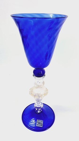 Lot 1315 - MURANO GLASS GOBLET