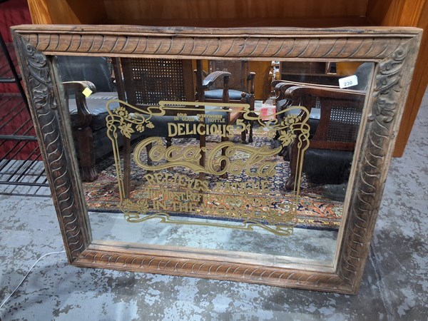 Lot 230 - ADVERTISING MIRROR