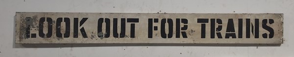 Lot 1 - RAILWAYS SIGN