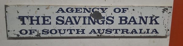 Lot 2 - BANK SIGN