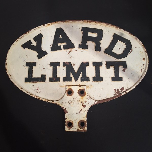 Lot 30 - YARD LIMIT SIGN