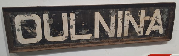 Lot 7 - RAILWAY STATION SIGN