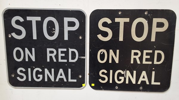 Lot 23 - RAILWAY SIGNS