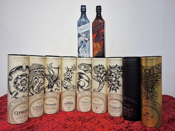 Lot 86 - GAME OF THRONES WHISKY SET (11)