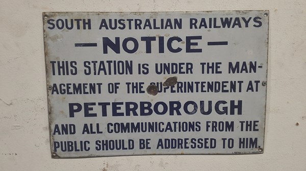 Lot 10 - ENAMEL SIGN